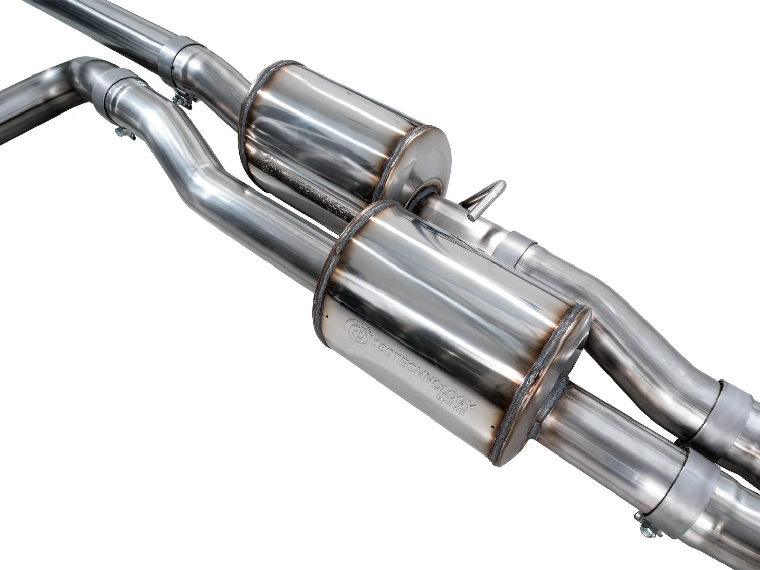 AWE 0FG Catback Exhaust - Chrome Silver Tips (2025+ RAM RHO) - 3015-32630