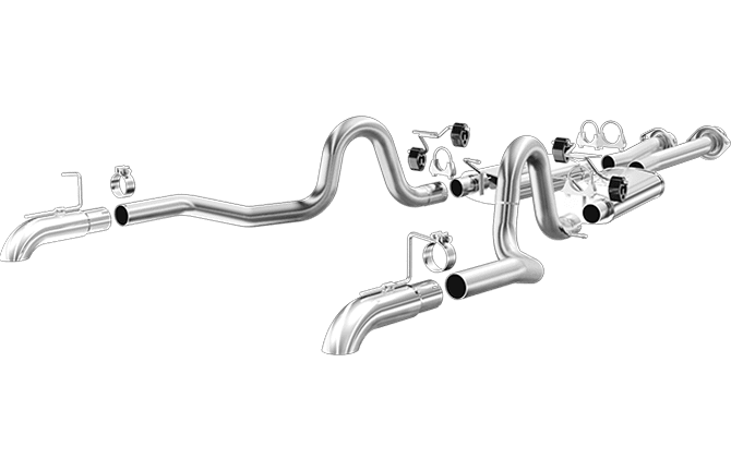 Magnaflow 87-93 5.0L GT 2.5" Street Series Catback Exhaust with 3" Tips