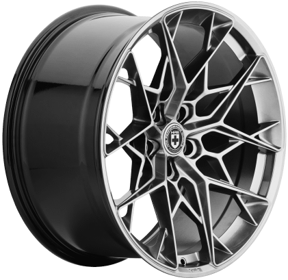 HRE Performance Wheels FF10 Wheel - 20"x10.0", 5x114.3 in Liquid Metal (2005-2026 Mustang (GT) Front) - 10M010035033LM