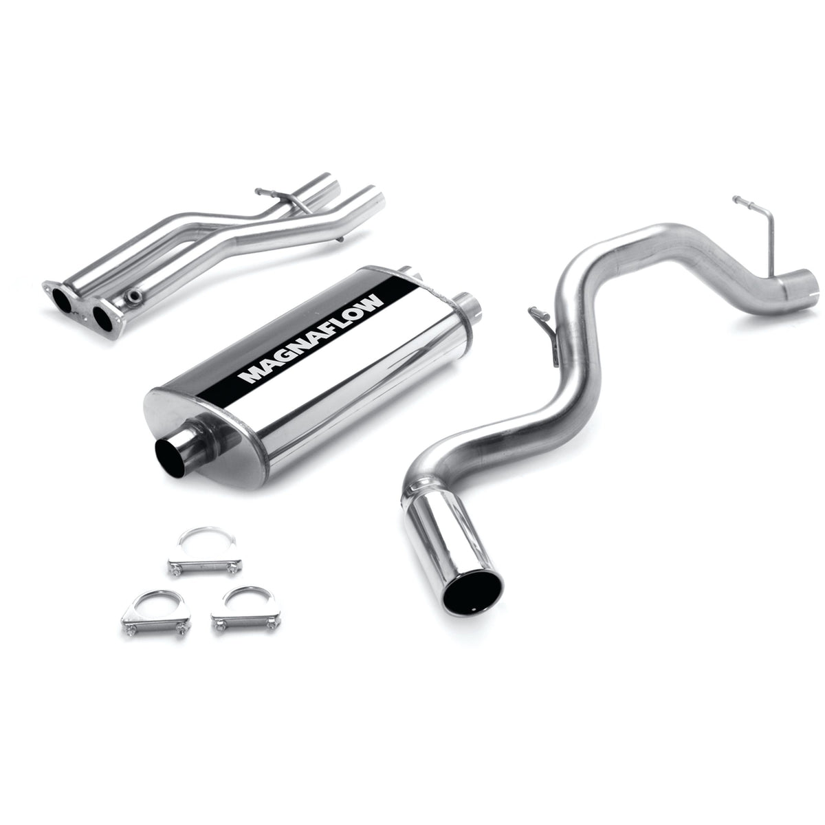 Magnaflow MF Series Stainless Cat-Back System (1996-1999 GMC Yukon,1996-1999 Tahoe) - 15701