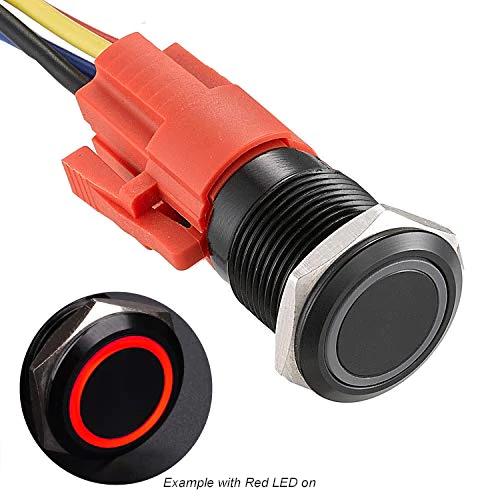 Nitrous Express Professional Momentary Push Button, Red - 15703