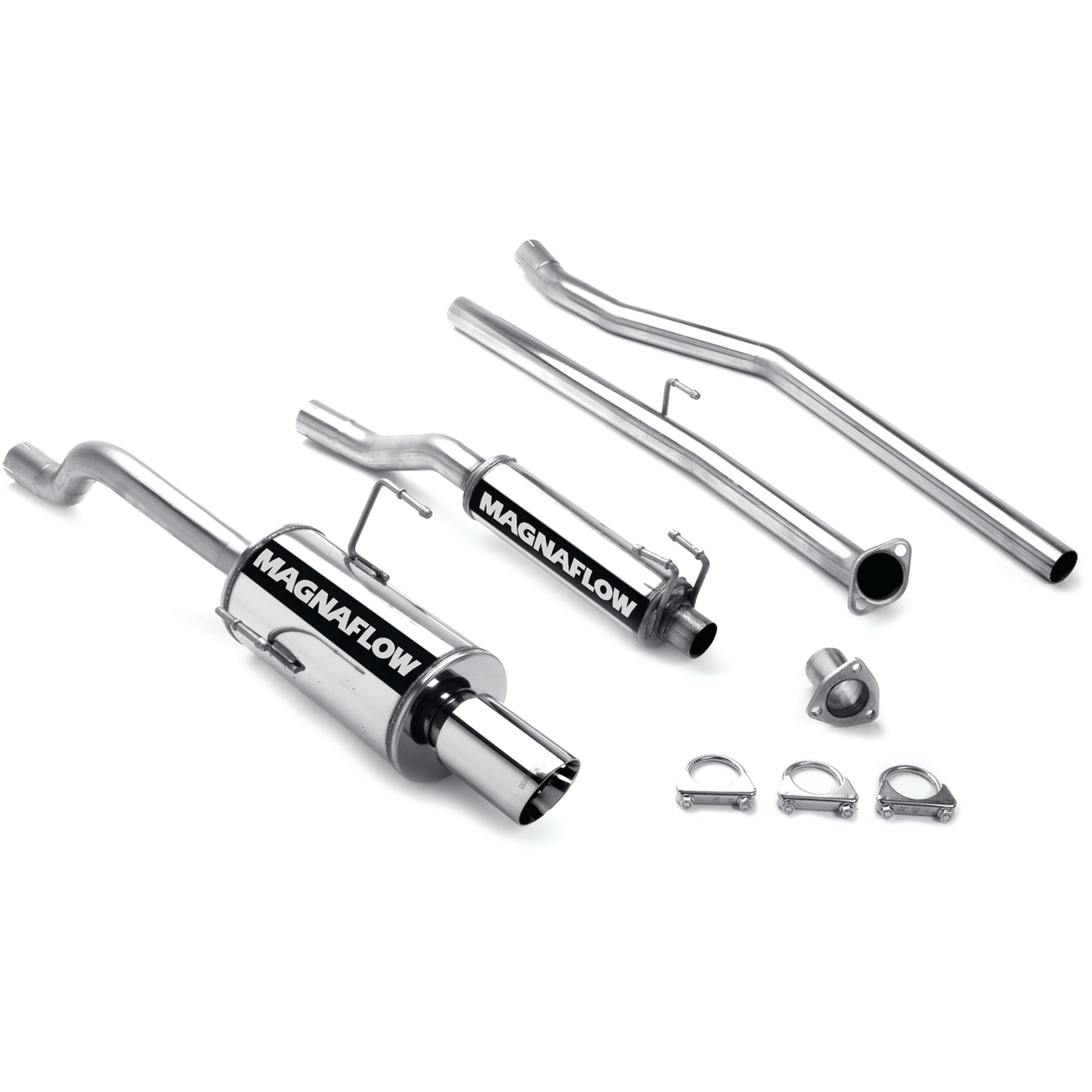 Magnaflow Street Series Stainless Cat-Back System (2001-2005 Civic,2004-2004 Civic) - 15712