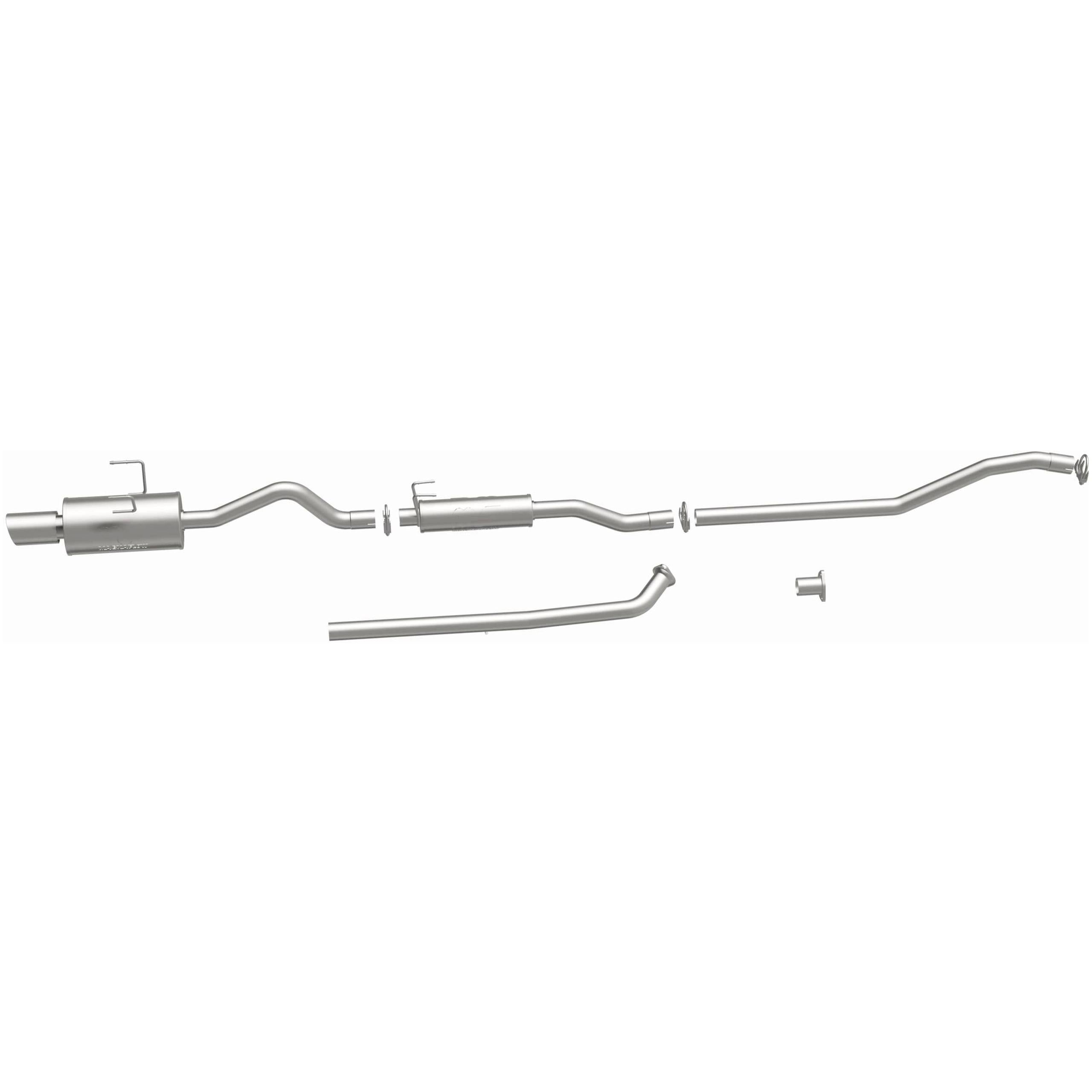 Magnaflow Street Series Stainless Cat-Back System (2001-2005 Civic,2004-2004 Civic) - 15712