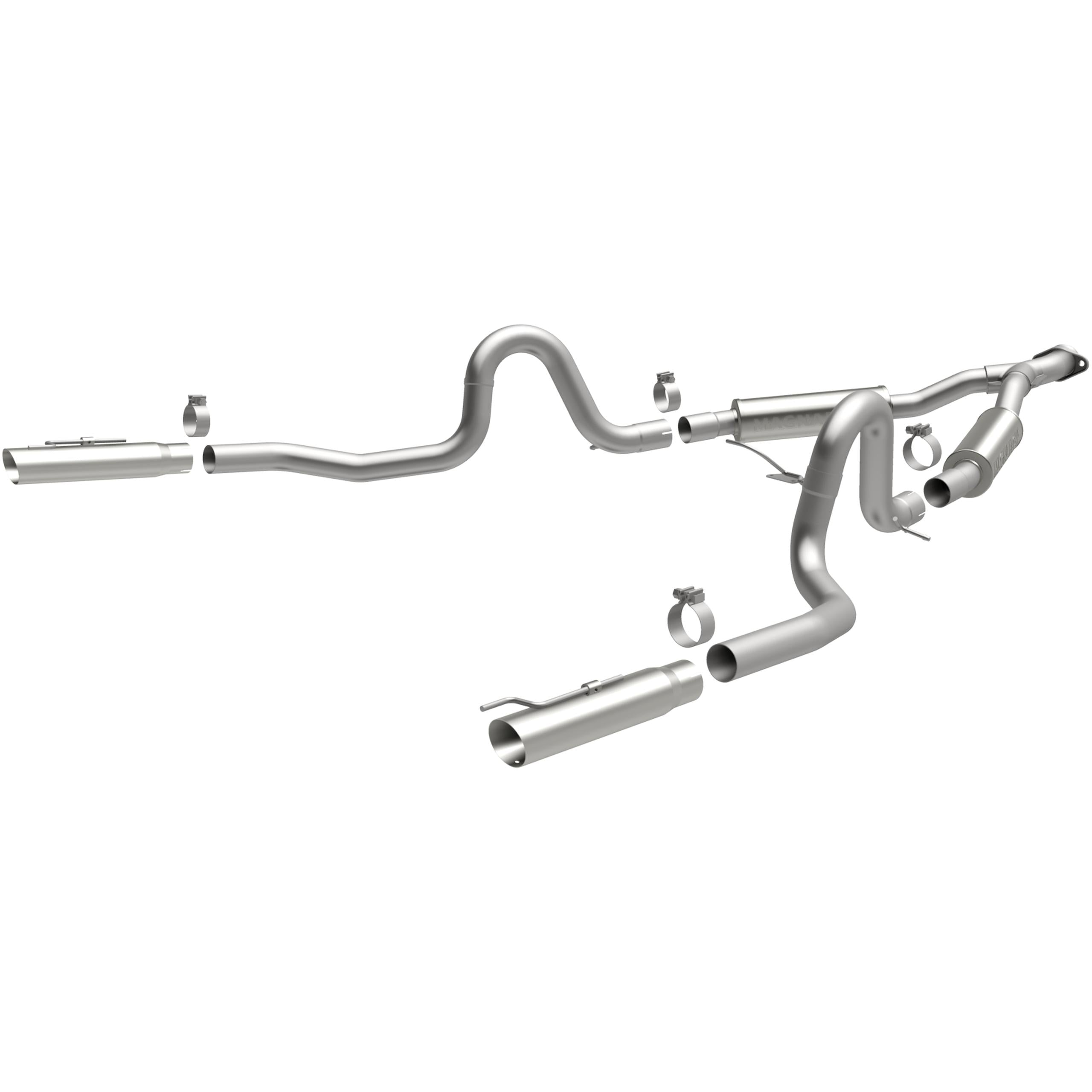 MagnaFlow Exhaust Products Street Series Stainless Cat-Back System 1999 Ford Mustang Sys C/B Ford Mustang 3.8L V-6 99-On