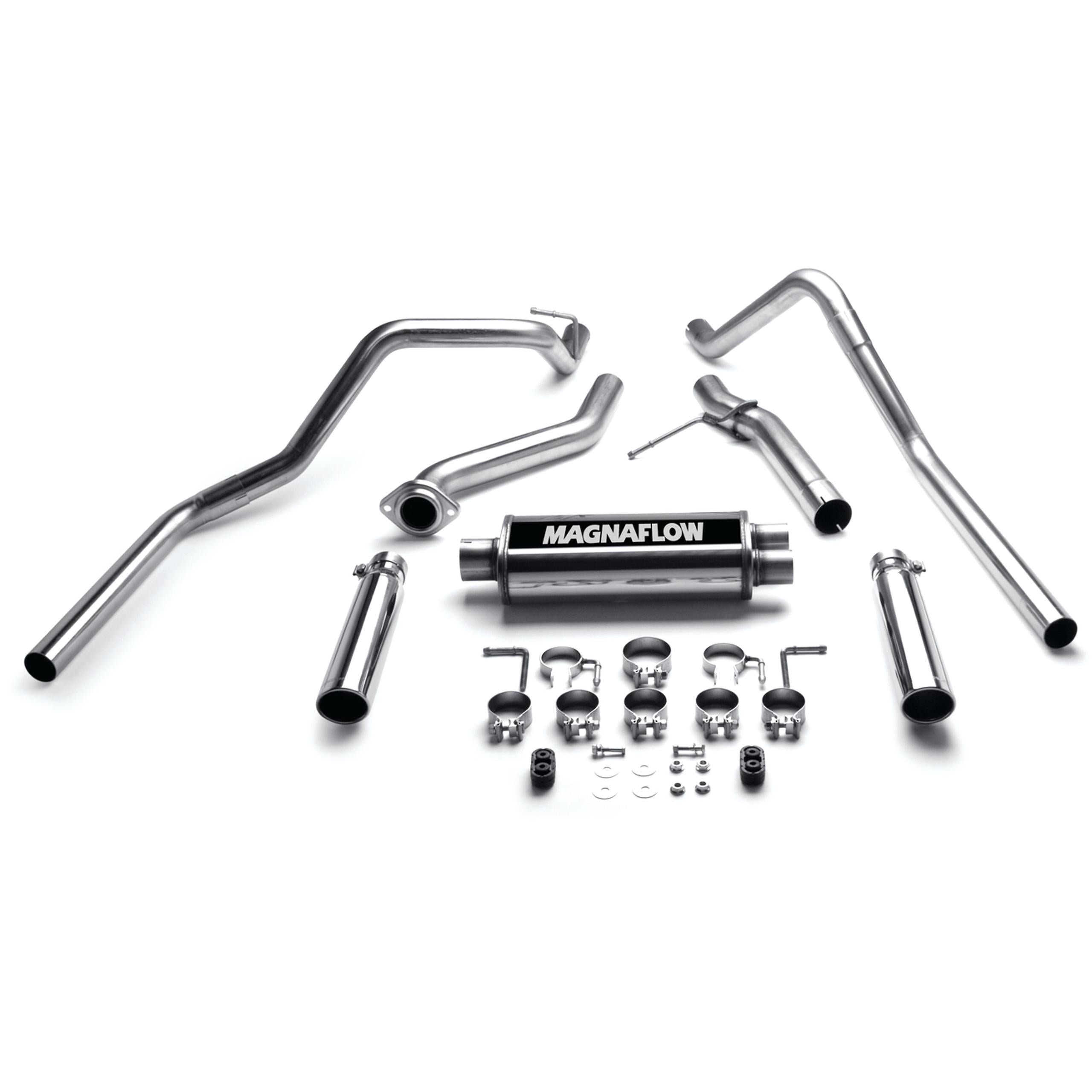 Magnaflow MF Series Stainless Cat-Back System (1999-2002 Silverado 1500,1999-2002 GMC Sierra 1500) - 15754