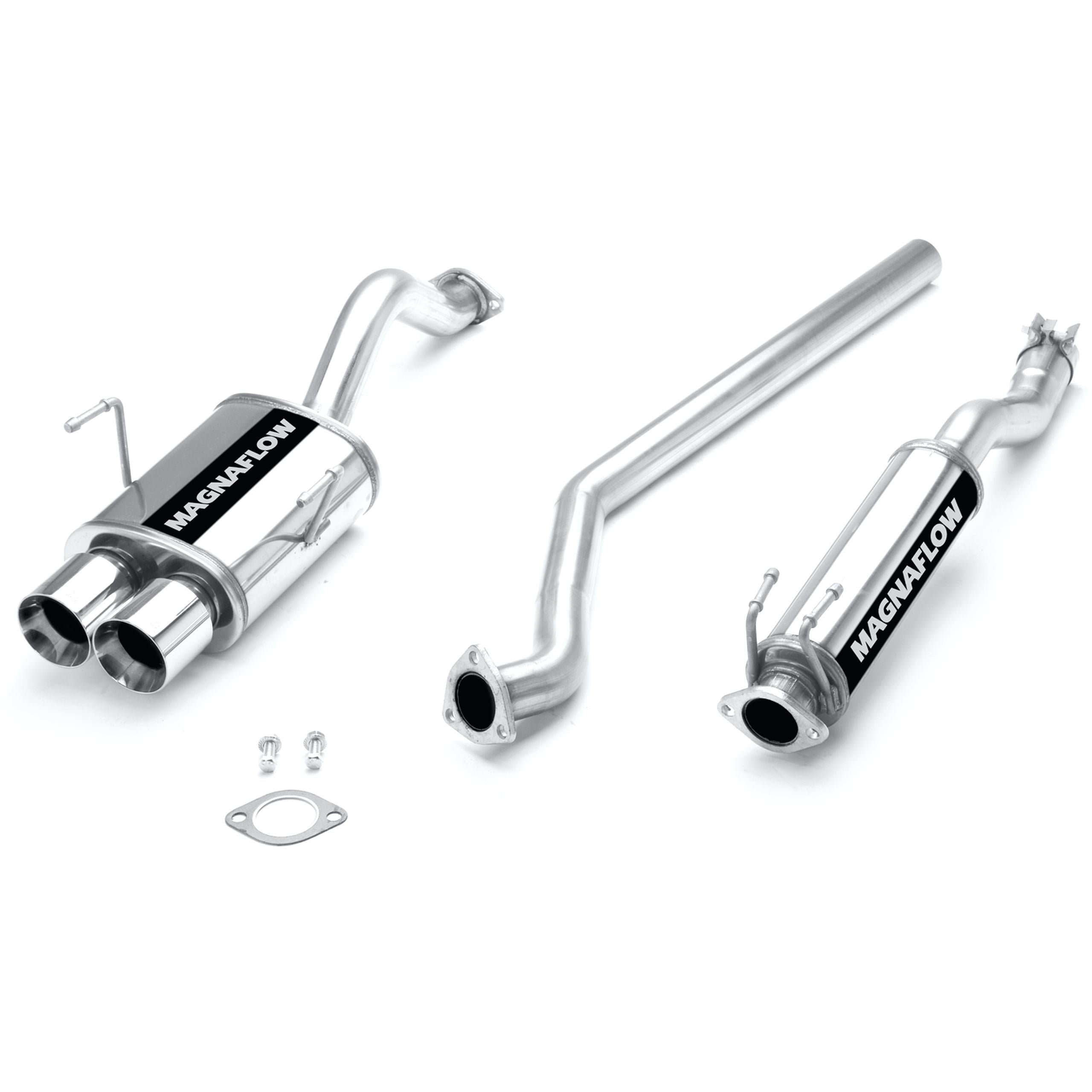 Magnaflow Street Series Stainless Cat-Back System (2002-2005 Civic) - 15757