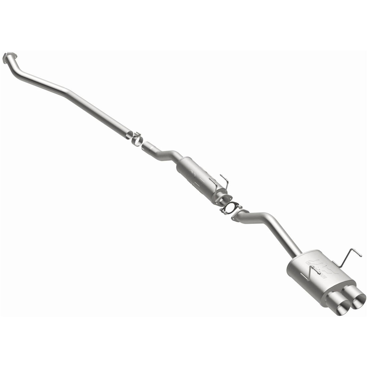 Magnaflow Street Series Stainless Cat-Back System (2002-2005 Civic) - 15757