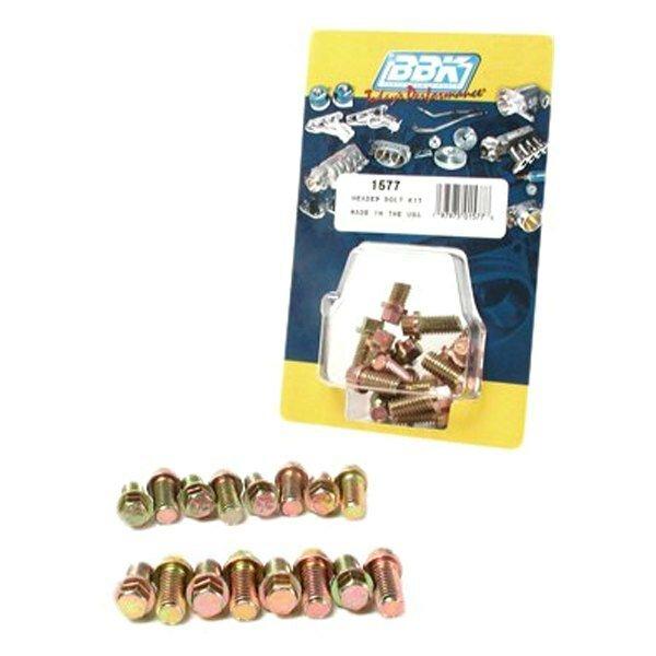 BBK Exhaust Header Bolt Kit - Ford Sbf 302/351 3/8 (16 Pcs) - 1577