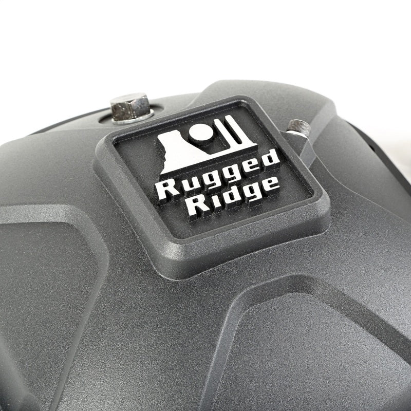 Rugged Ridge Boulder Aluminum Differential Cover Black For Dana 30 - 16595.13