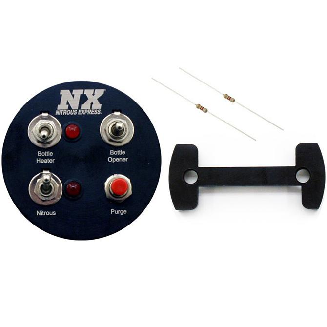 Nitrous Express Gauge Pod Switch Panel (For 2-1/16" Gauge Pods) - 15792
