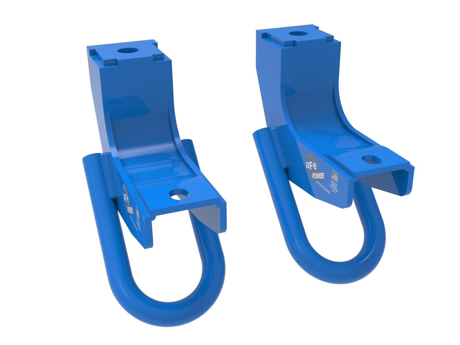 AFE aFe POWER Front Tow Hook Blue Toyota Tundra 22-23 V6-3.4L (tt) - 450-72T001-L