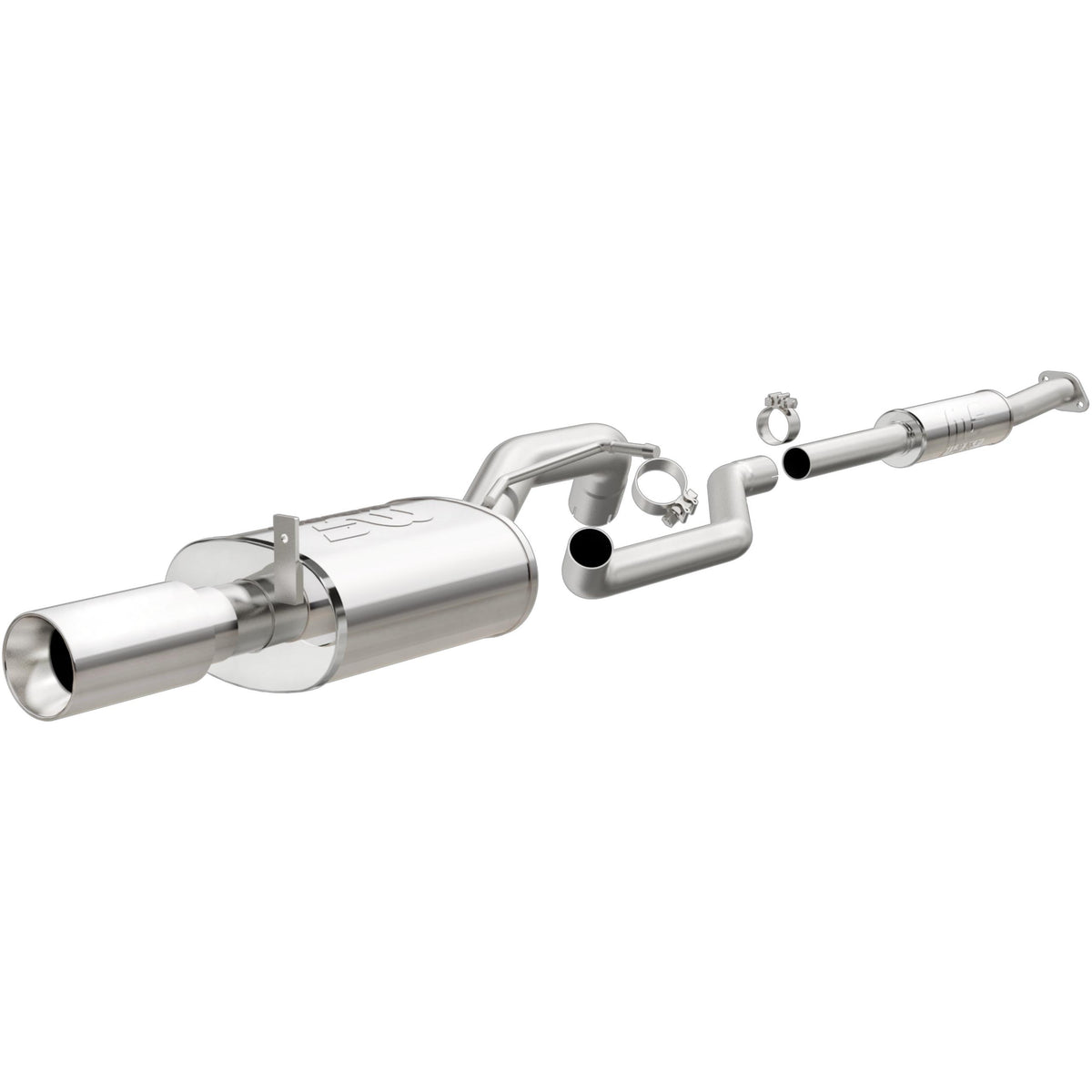 Magnaflow Street Series Stainless Cat-Back System (2002-2003 Lancer) - 15805