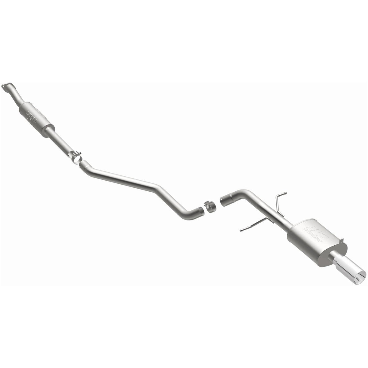 Magnaflow Street Series Stainless Cat-Back System (2002-2003 Lancer) - 15805