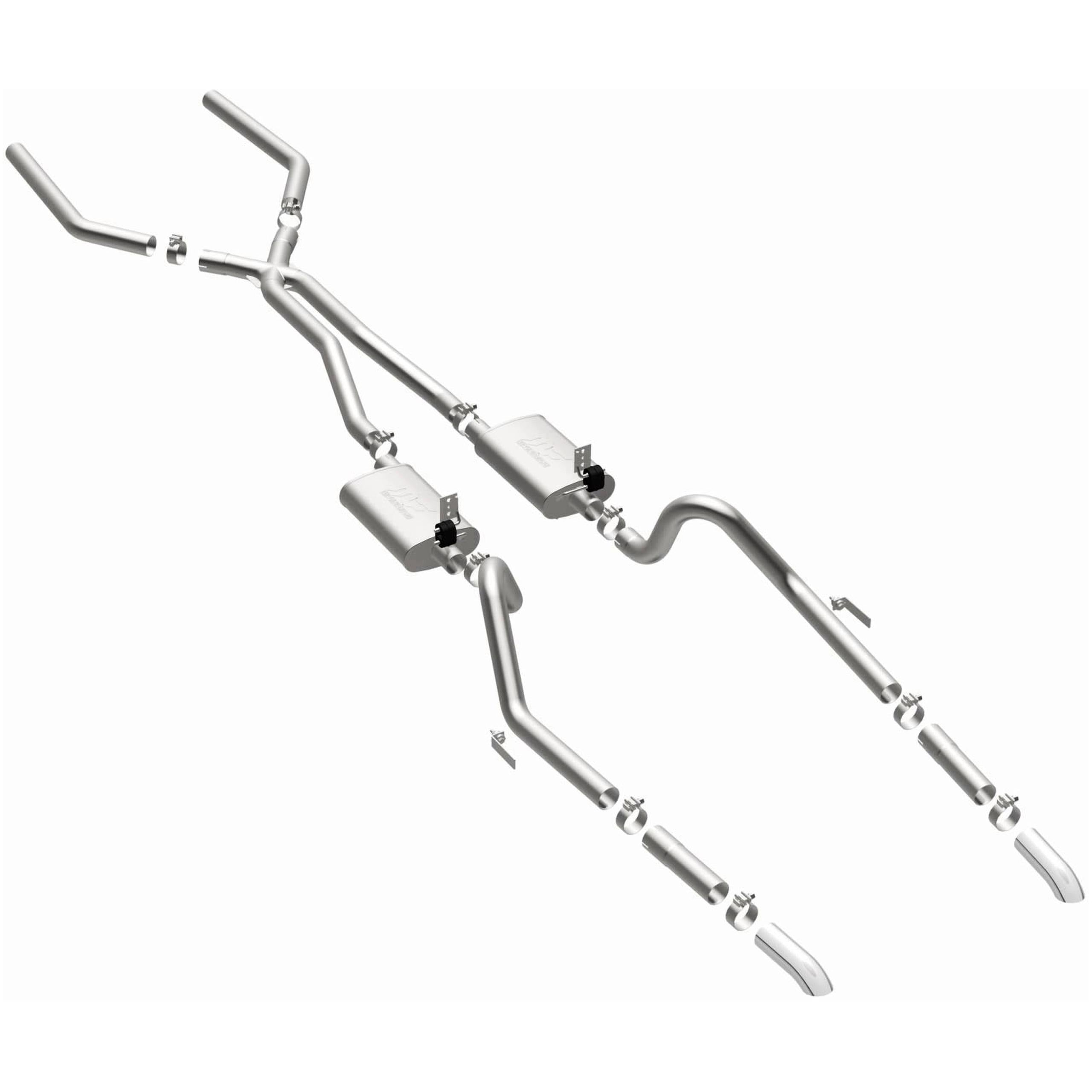 Magnaflow Street Series Stainless Crossmember-Back System (1964-1966 Mustang) - 15815