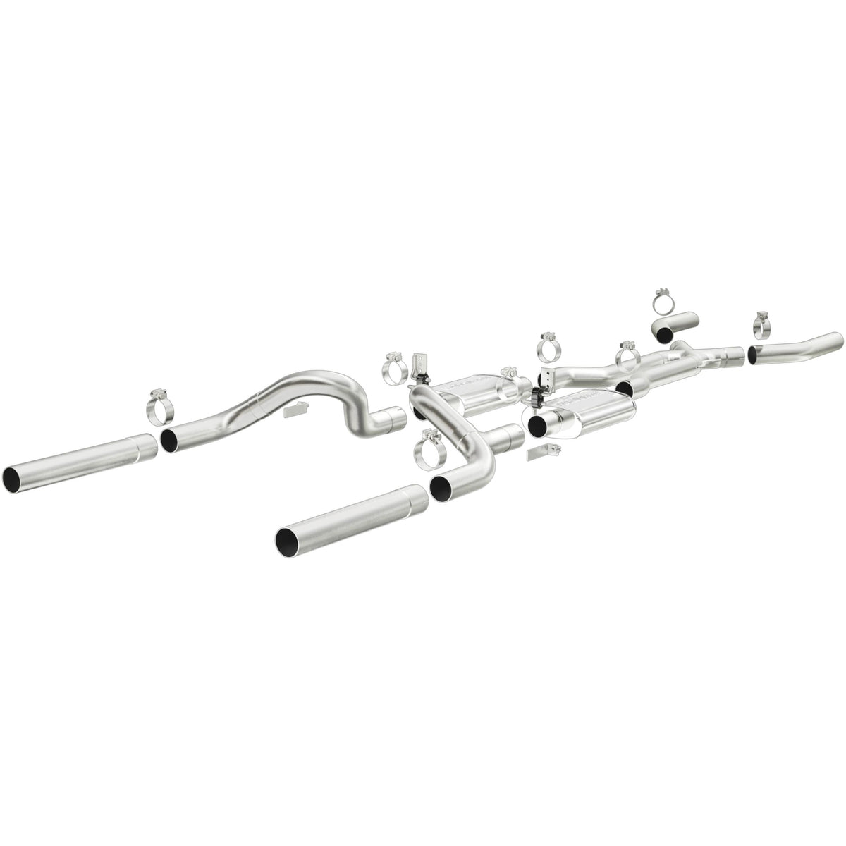 Magnaflow Street Series Stainless Crossmember-Back System (1964-1966 Mustang) - 15817