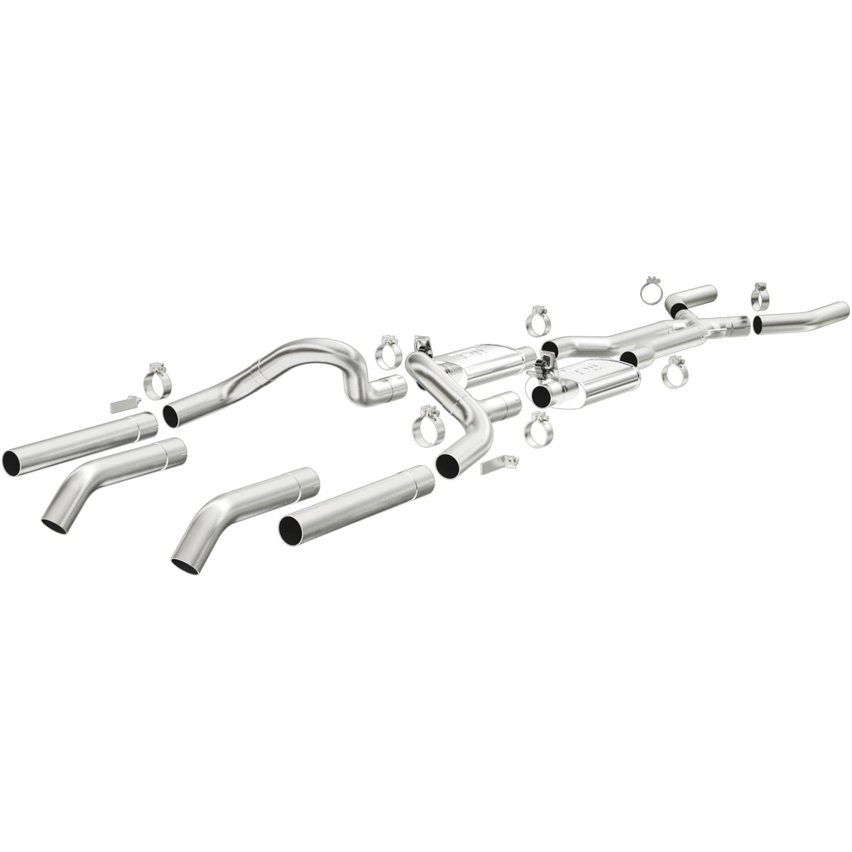 Magnaflow Street Series Stainless Crossmember-Back System (1967-1970 Mustang) - 15819