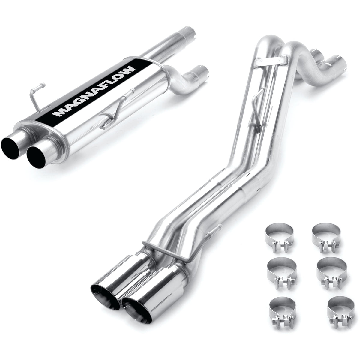Magnaflow MF Series Stainless Cat-Back System (2004-2005 Ram 1500) - 15832
