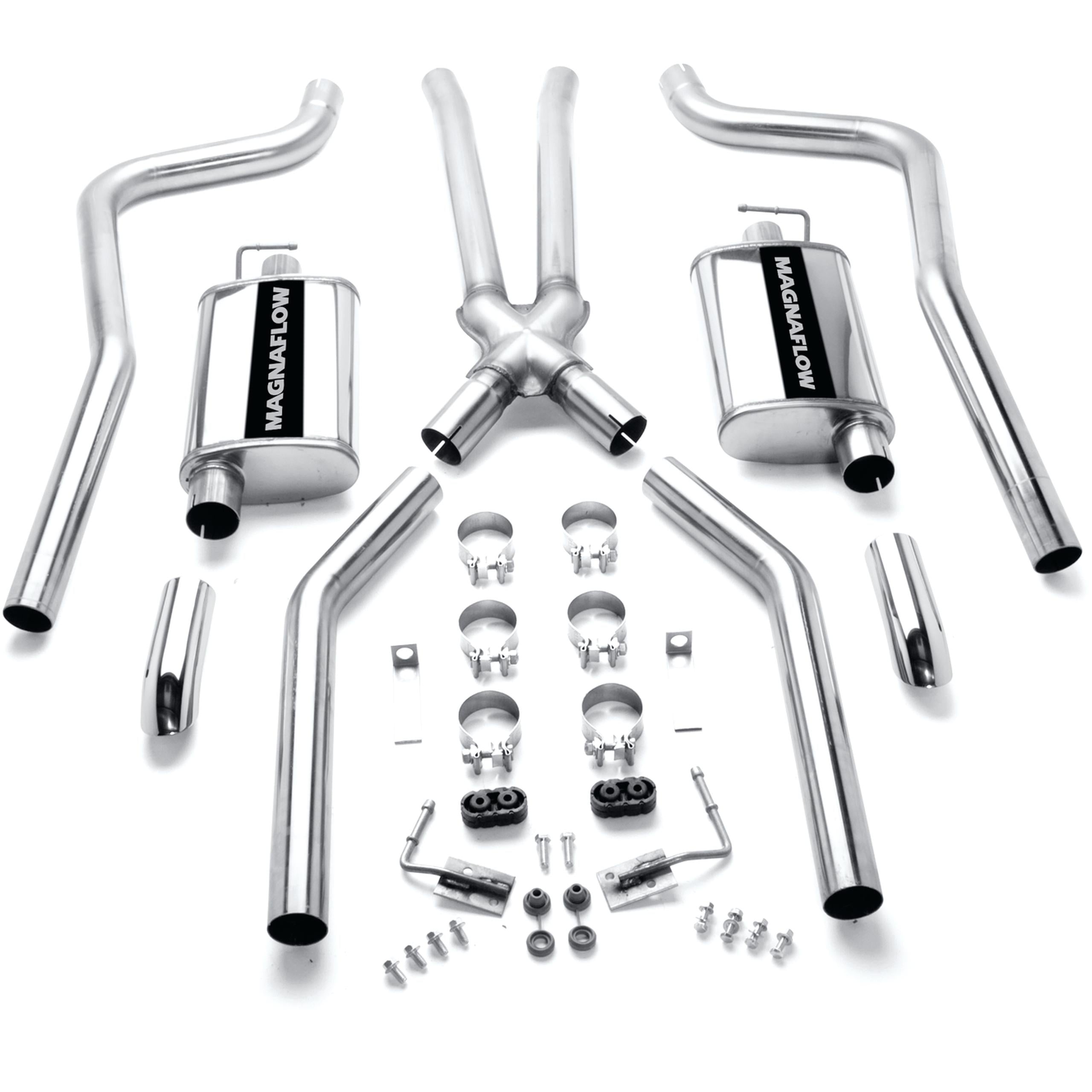 Magnaflow Street Series Stainless Crossmember-Back System (1970-1972 Challenger,1970-1972 Plymouth Barracuda) - 15851