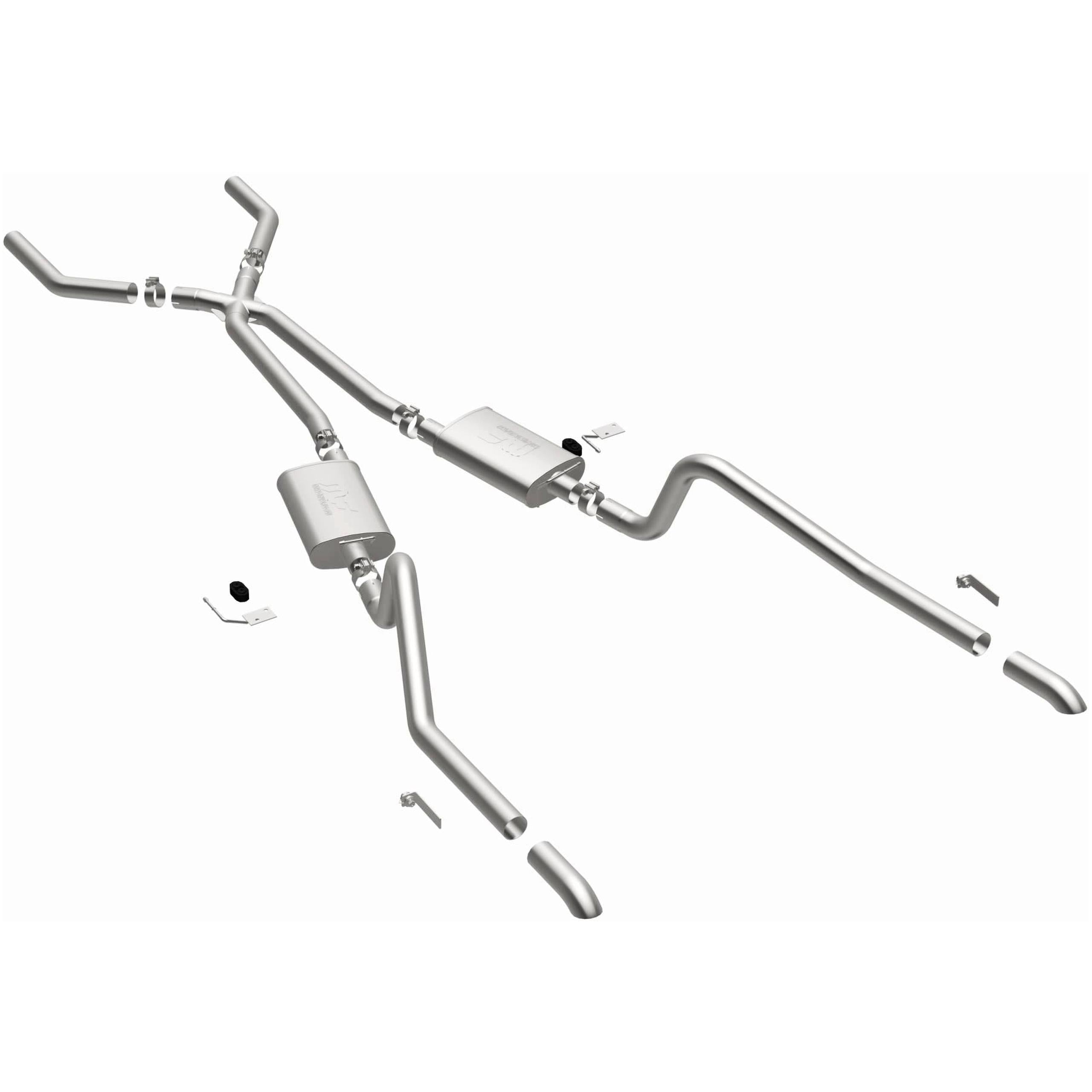 Magnaflow Street Series Stainless Crossmember-Back System (1970-1972 Challenger,1970-1972 Plymouth Barracuda) - 15851