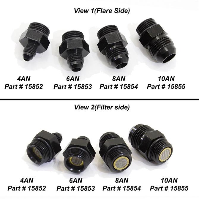 Nitrous Express 4An To 8An Orb Filter Fitting For Lightning 375 - 15852