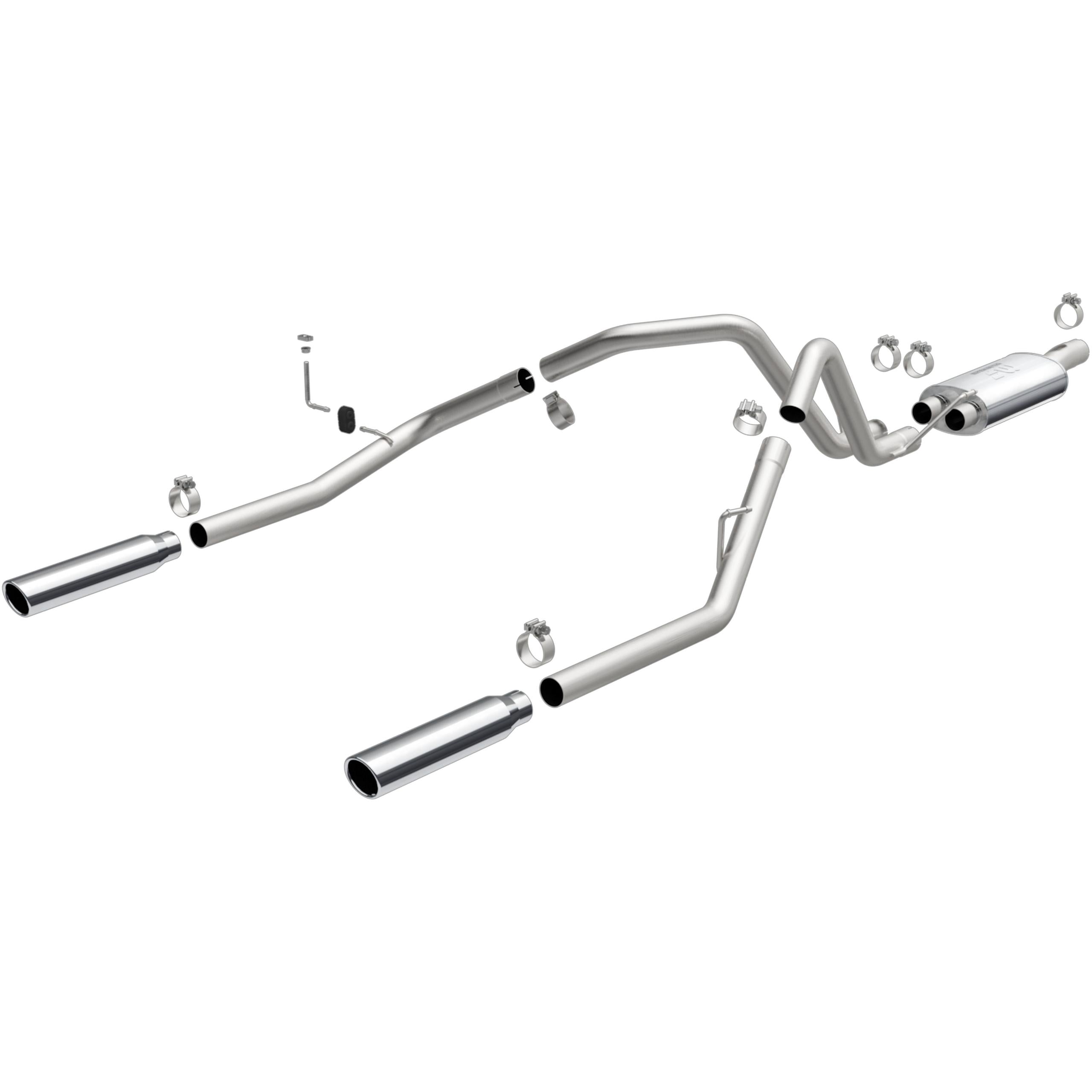 Magnaflow MF Series Stainless Cat-Back System (2004-2005 Ram 1500) - 15863