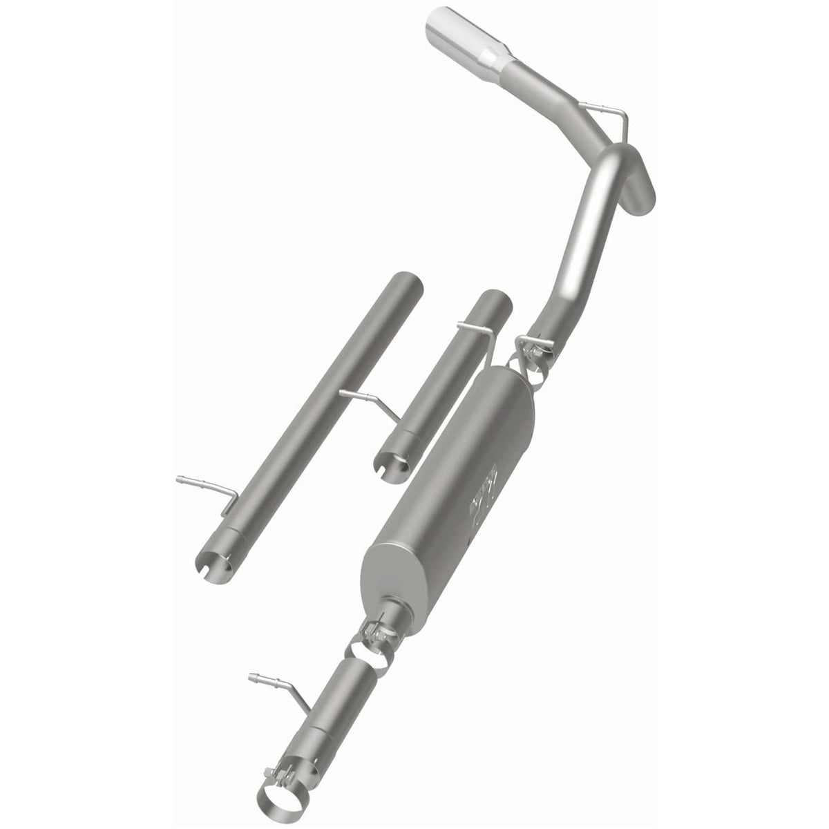 MagnaFlow Exhaust Products MF Series Stainless Cat-Back System 1999 Ford F-250 Super Duty Sys C/B 99-04 Ford F-250 6.8L V10