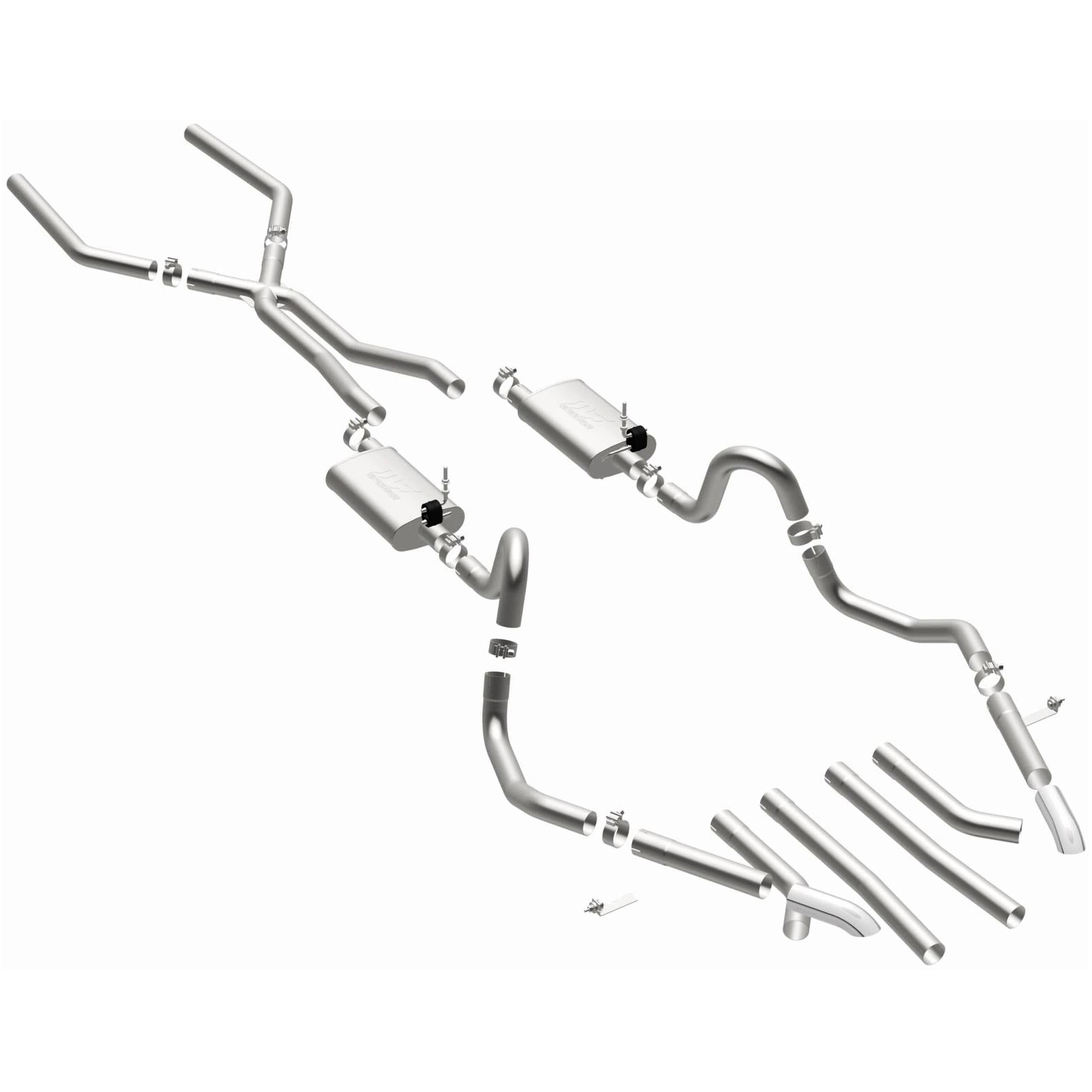 Magnaflow Street Series Stainless Crossmember-Back System - 15894