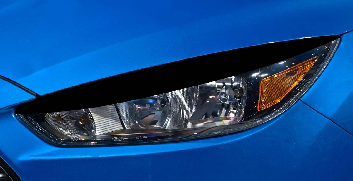Anchor Room Visor Covers - Coyote Performance Package - Black Carbon Fiber (2015-2026 Mustang) - 15FF_HLTBO_CF