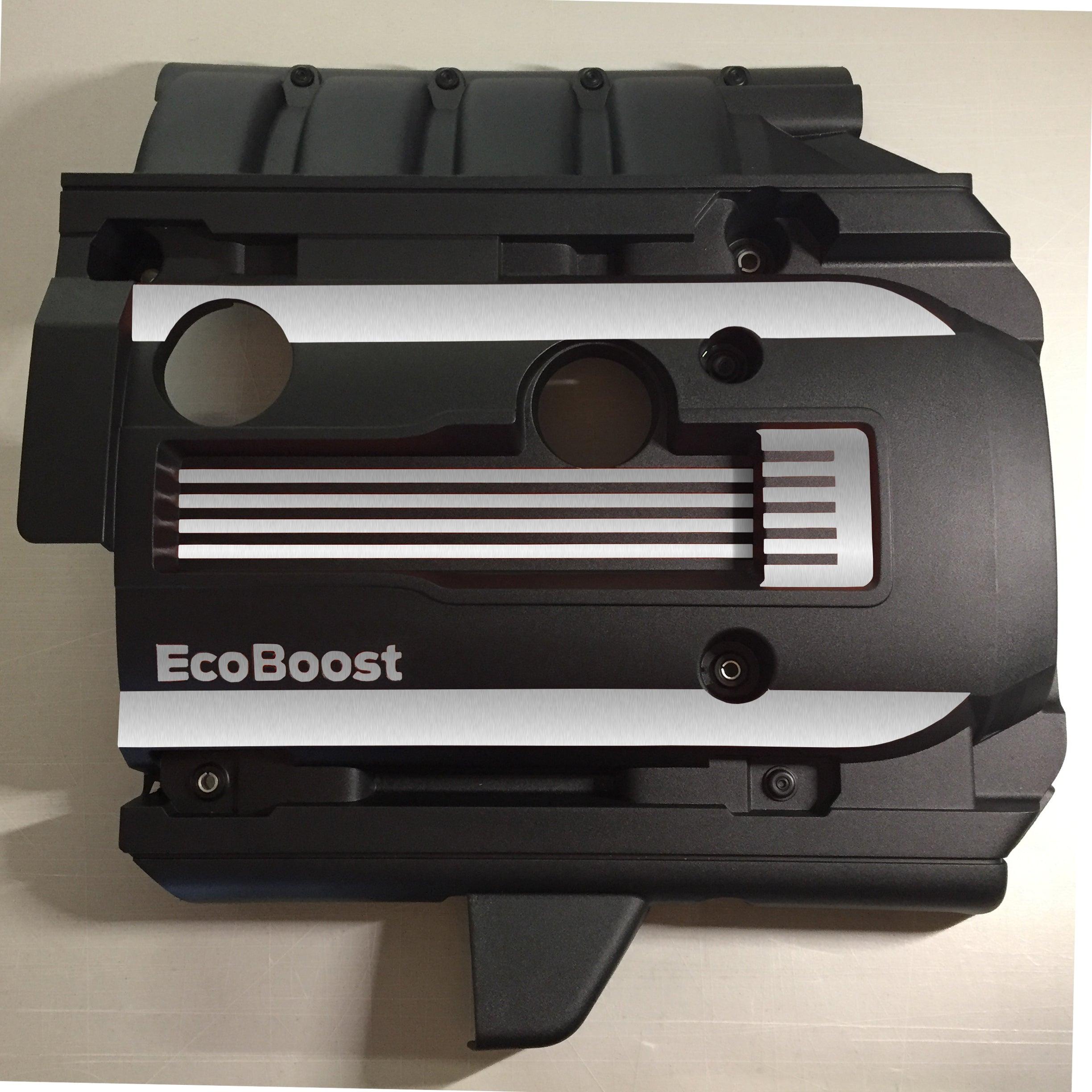 Anchor Room EcoBoost Engine Cover Accents (2015-2023 Mustang) - Gloss Black - 15FM_EICA_G