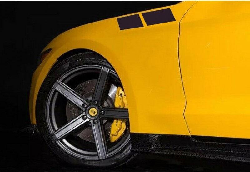Anchor Room Upper Fender Stripes - Solid (2015-2023 Mustang) - Gloss Black - 15FM_UFS_G