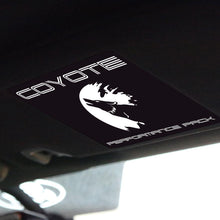 Anchor Room Visor Covers - Coyote Performance Package - Wild Card Red (Race Red) Text (2015-2026 Mustang) - 15FM_VCM_S7_R