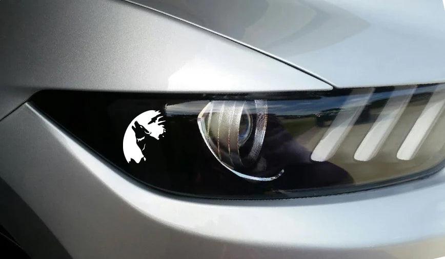 Anchor Room Printed Headlight Amber Corner Blackout - Design 5 (2015-2017Mustang & 2016-2020 GT350 & 2020-2023 GT500)) - 15FM_HAC_M_5
