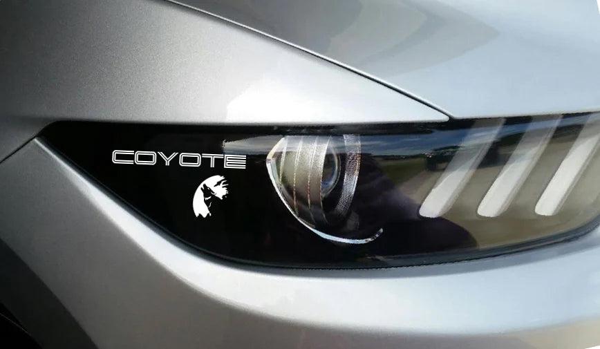 Anchor Room Printed Headlight Amber Corner Blackout - Design 5 (2015-2017Mustang & 2016-2020 GT350 & 2020-2023 GT500)) - 15FM_HAC_M_5