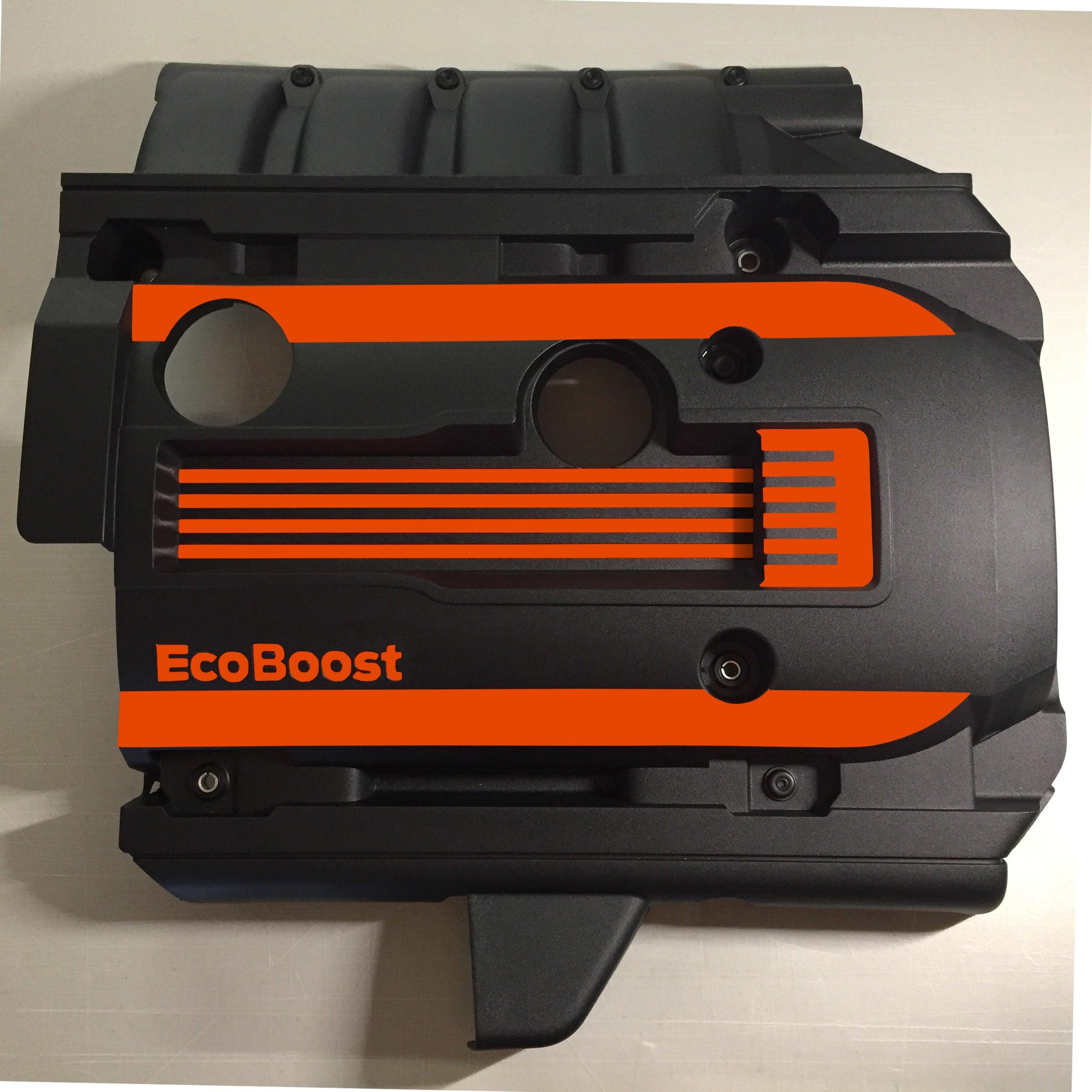 Anchor Room EcoBoost Engine Cover Accents (2015-2023 Mustang) - Gloss Black - 15FM_EICA_G