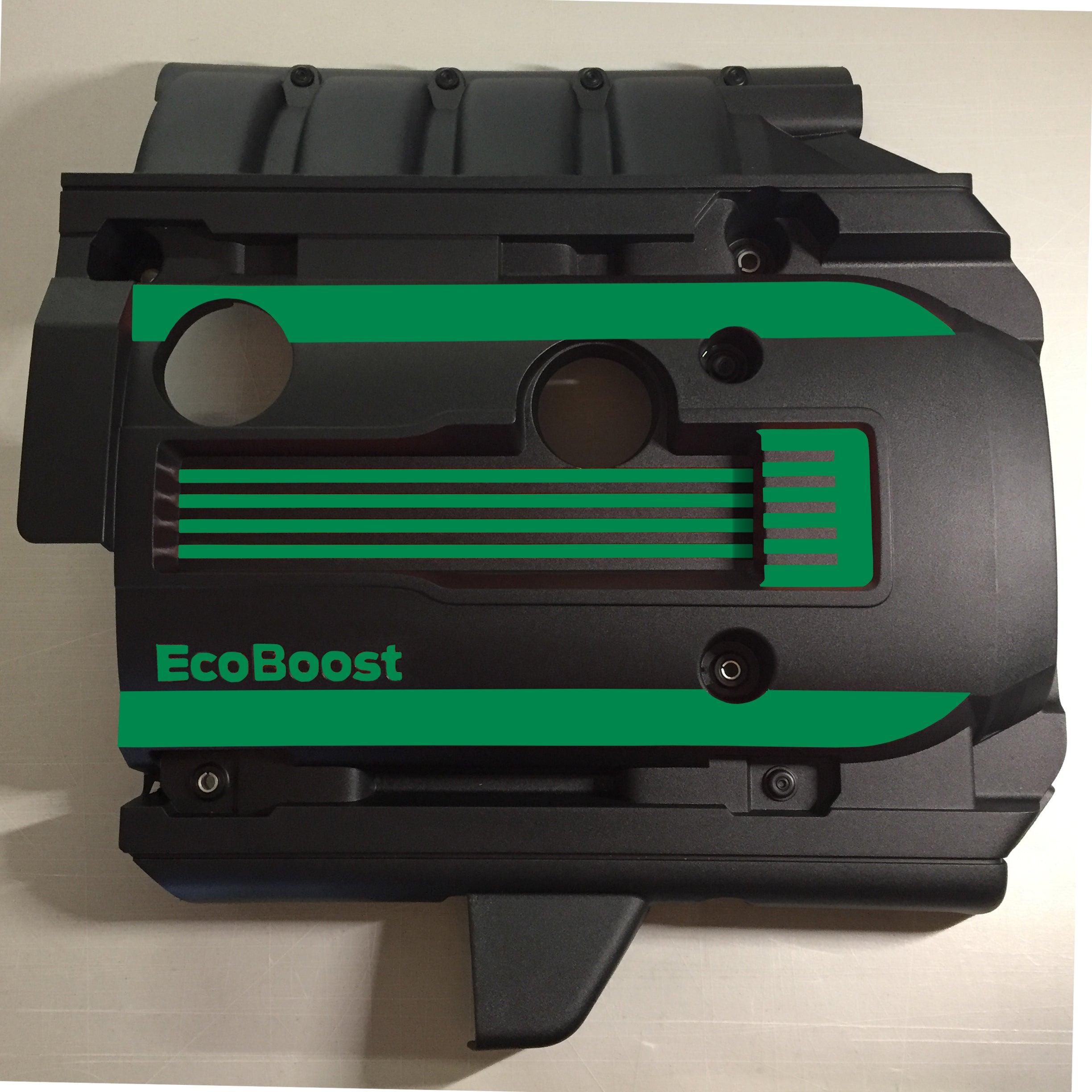 Anchor Room EcoBoost Engine Cover Accents (2015-2023 Mustang) - Gloss Black - 15FM_EICA_G