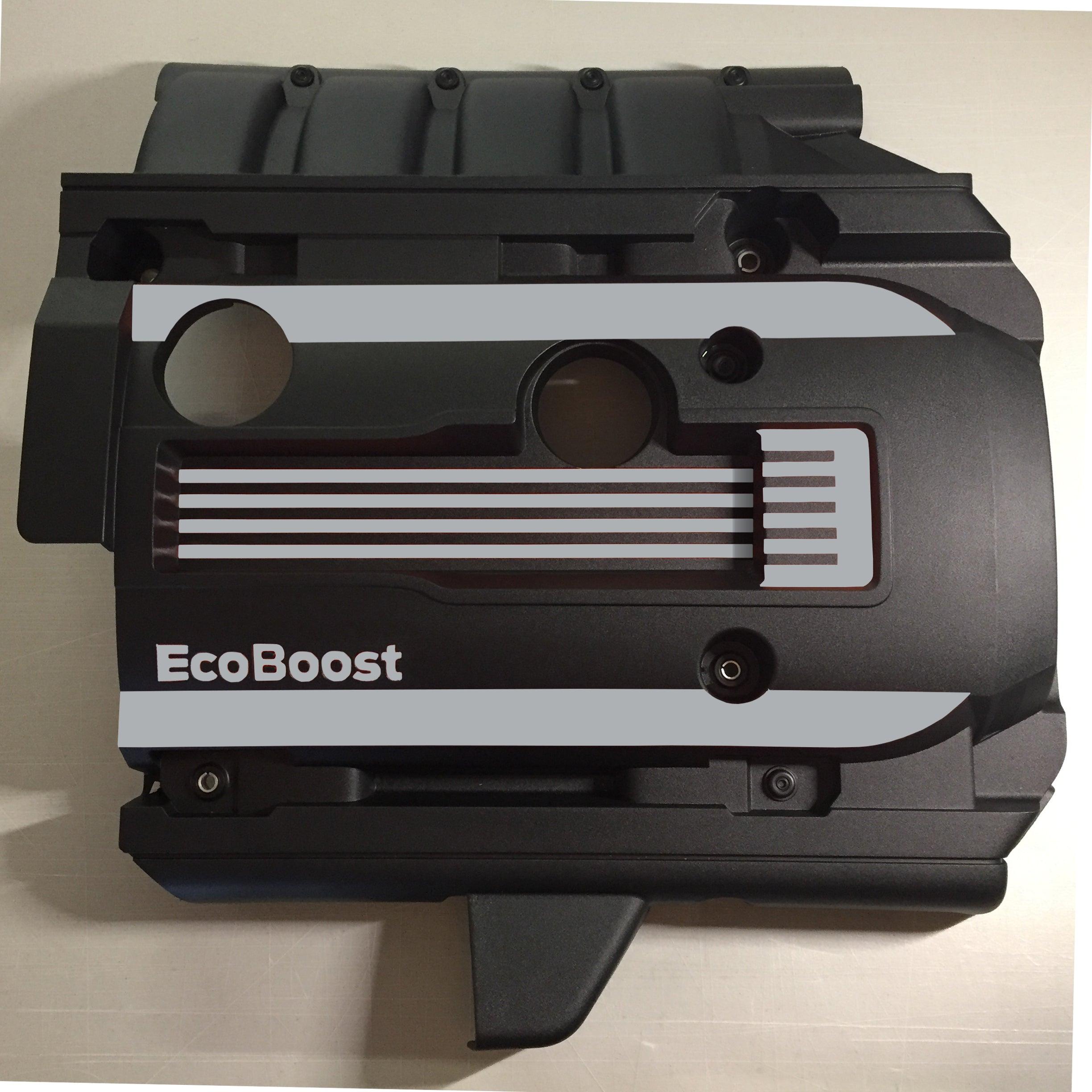 Anchor Room EcoBoost Engine Cover Accents (2015-2023 Mustang) - Gloss Black - 15FM_EICA_G