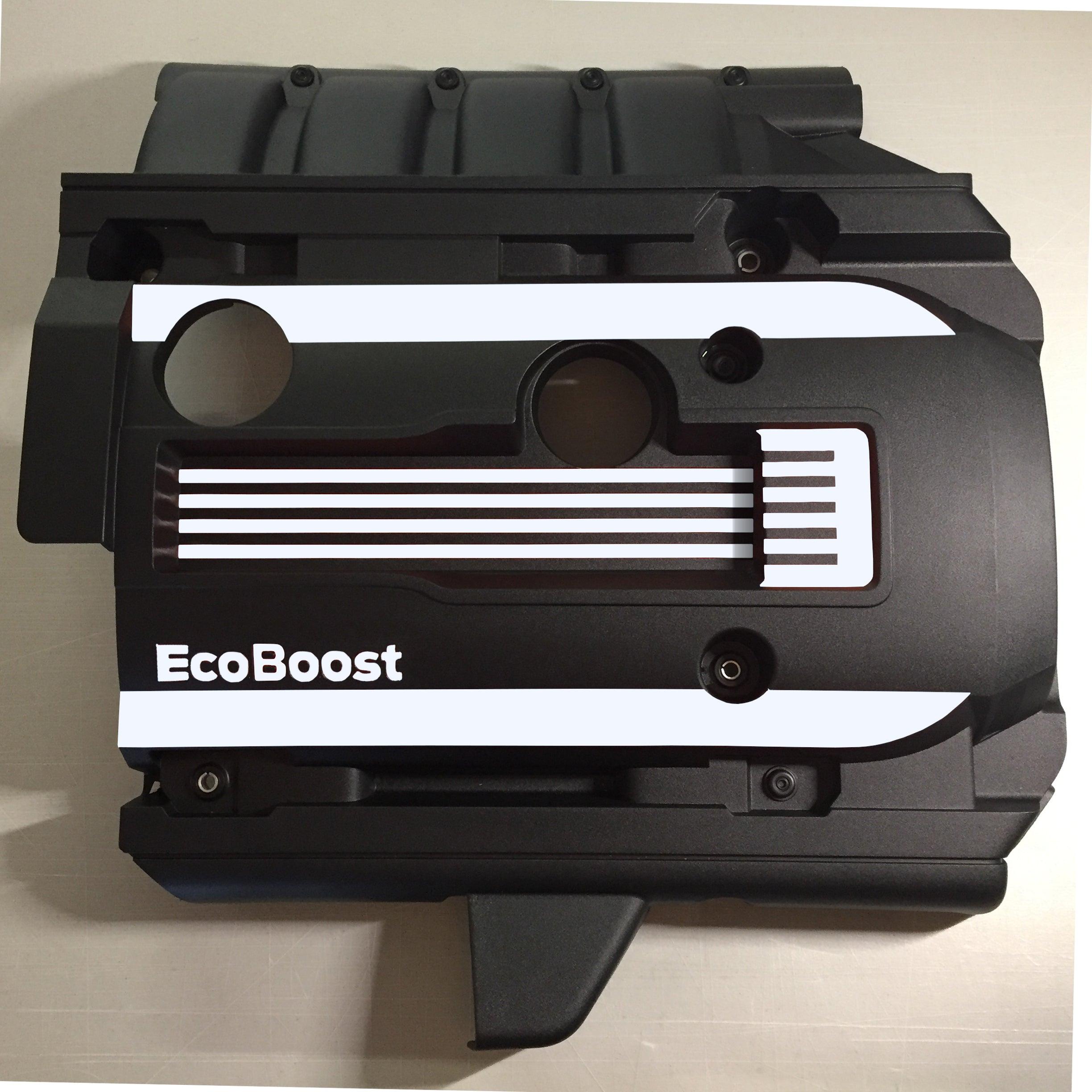 Anchor Room EcoBoost Engine Cover Accents (2015-2023 Mustang) - Gloss Black - 15FM_EICA_G