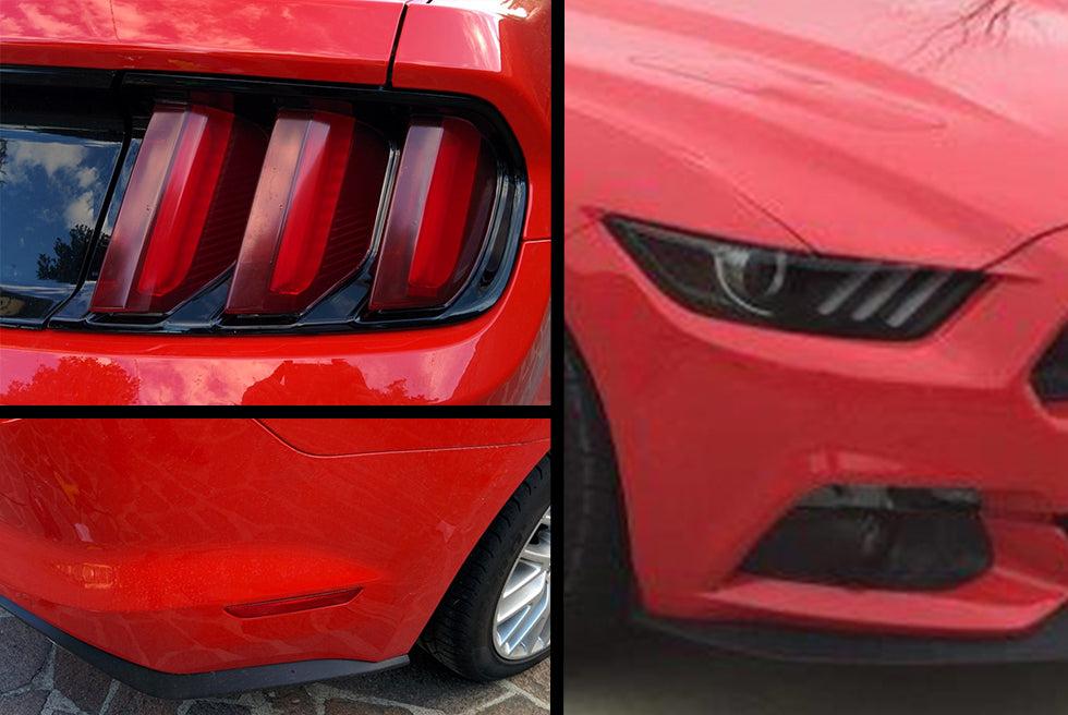Anchor Room Front & Rear Lens Vinyl Tint Kit for EURO/INT - (2015-2017 Mustangs & 2016-2020 GT350) - 15FM_FREU