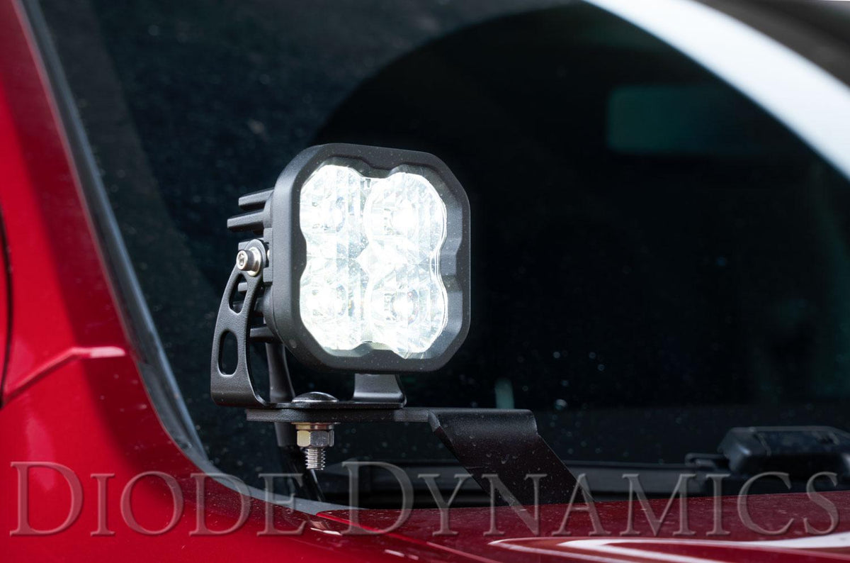 Diode Dynamics Allows you to mount two Stage Series 3" LED Pods above the hood. (2021-2021 Canyon) - DD6646