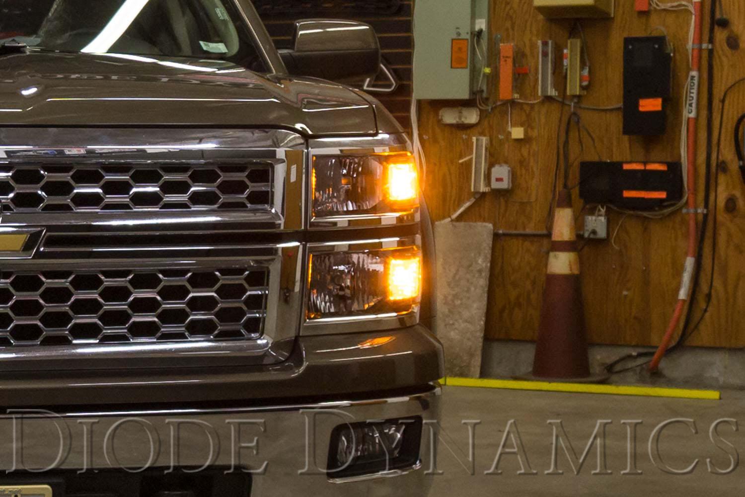 Diode Dynamics - DD0110Q - 7443 HP24 LED Cool White Switchback (four) (2014-2018 Silverado 1500) - DD0110Q