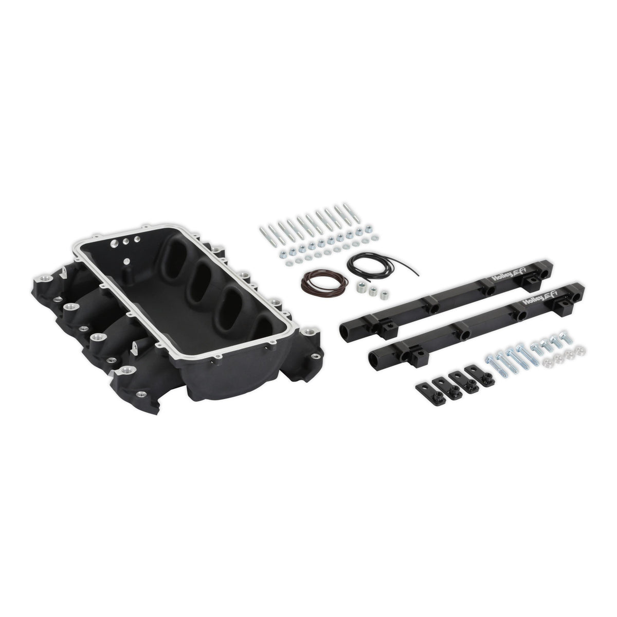 Holley Efi Lo-Ram Intake Manifold Base - 300-711BK