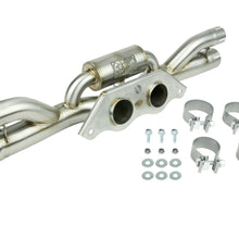 aFe Mach Force Xp 304 Stainless Steel Secondary Muffler Delete Pipe (2014-2019 911 GT3) - 49C36434