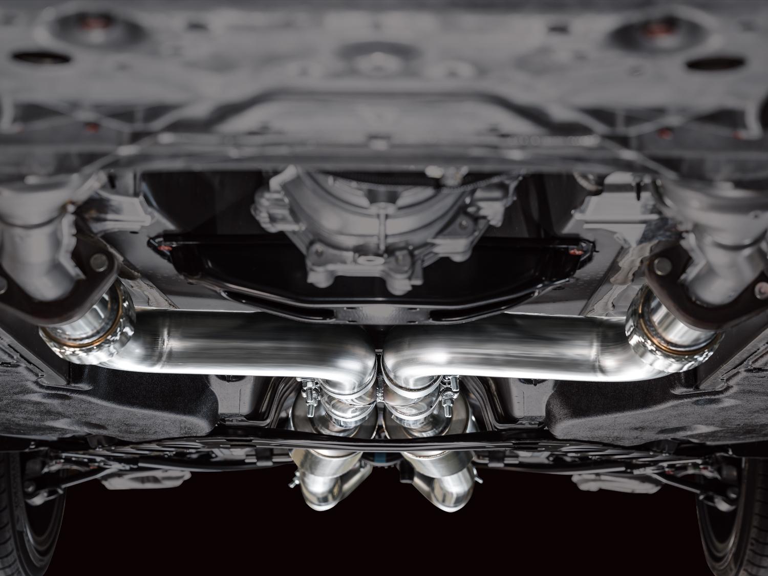AWE Track Edition for Nissan Z - Chrome Tips - 3020-32400
