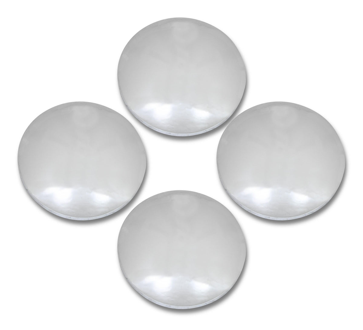 Mr. Gasket Baby Moon Hub Caps - Chrome.  - 4580