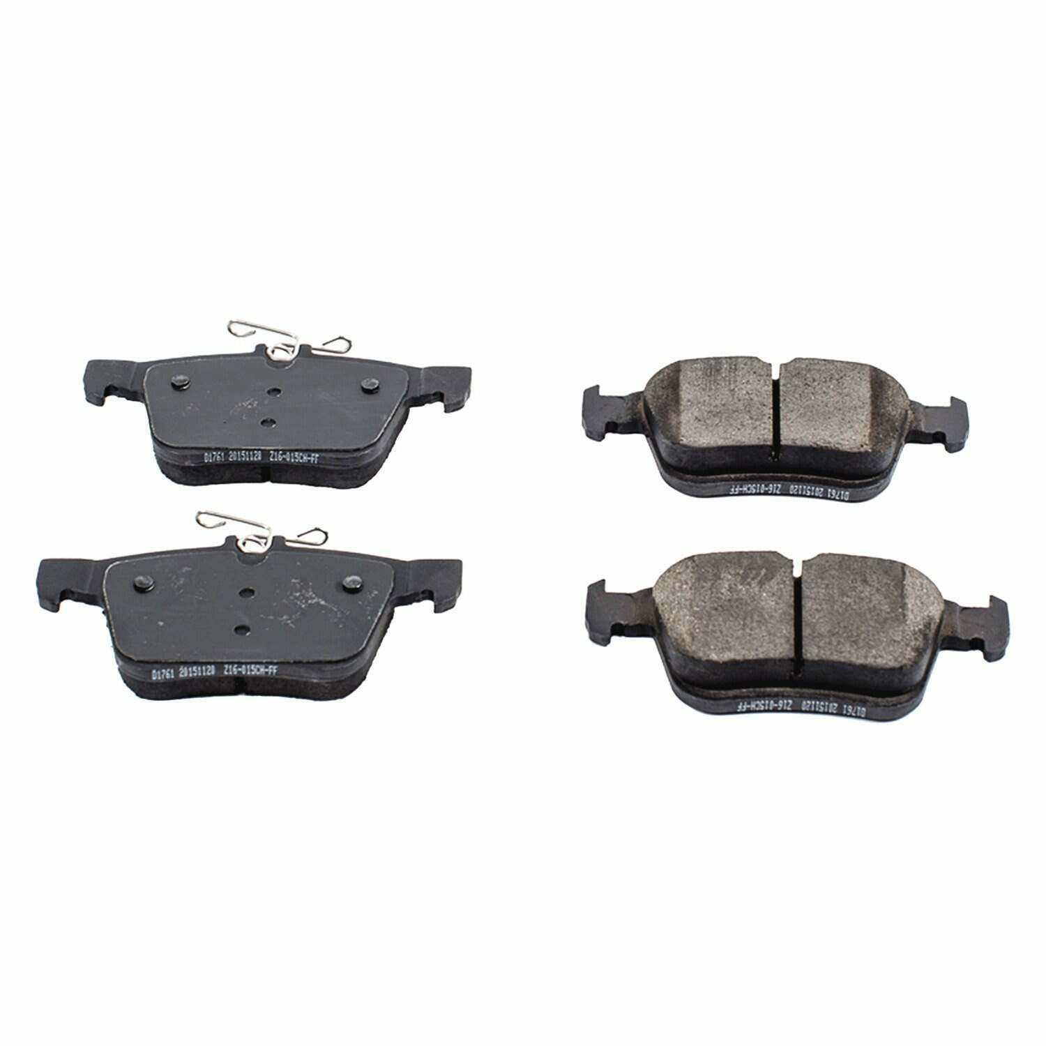 Power Stop 15-19 Audi A3 Rear Z16 Evolution Ceramic Brake Pads - 16-1761