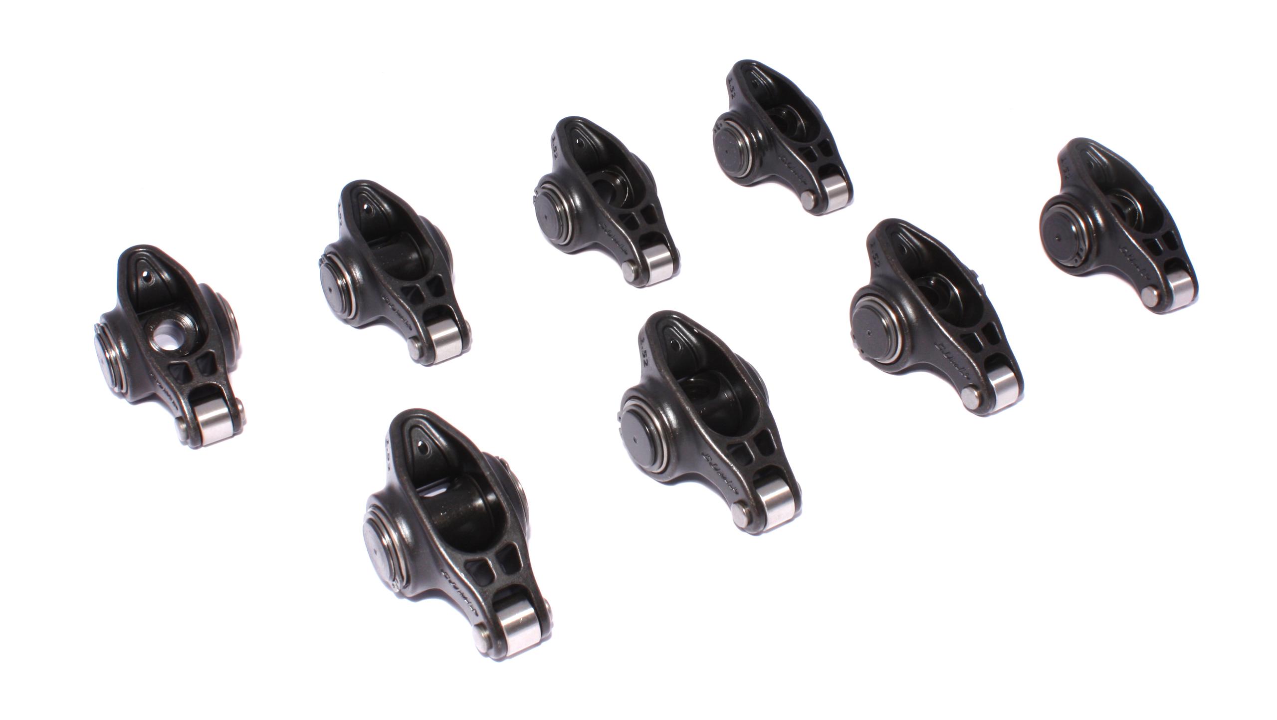 Comp Cams High Energy Aluminum 1.6 Ratio Roller Rocker Set Of 12 For Sbc 265-400 3/8" Stu - 1601-8