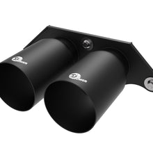 AFE MACH Force-Xp 4 IN Satin Black OE Replacement Exhaust Tips (Porsche 911 GT3 14-19 H6-3.8L/4.0L) - 49C36435-B