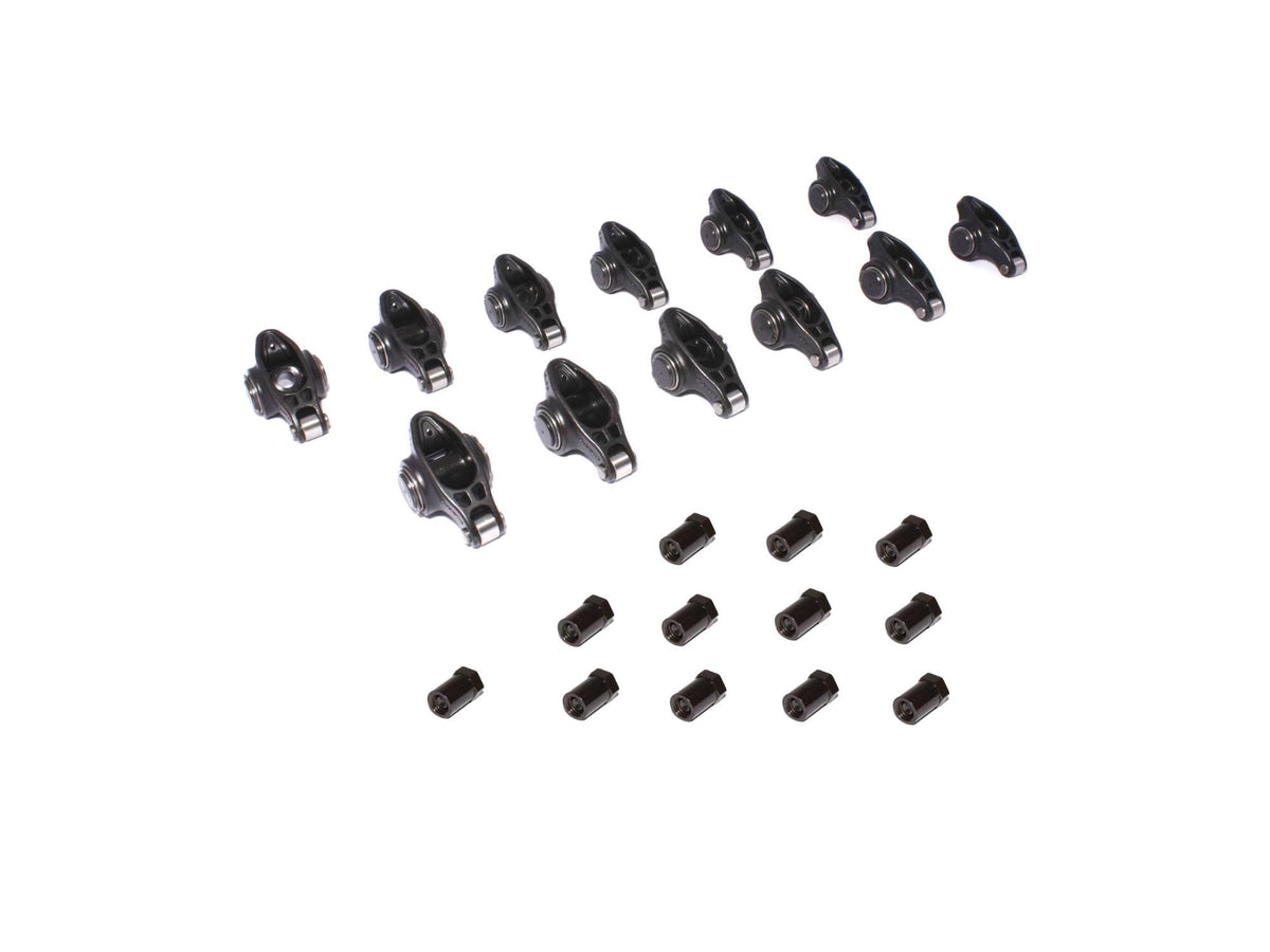 Comp Cams High Energy Aluminum 1.5 Ratio Roller Rocker Set Of 8 For Chevrolet 7/16" Stud - 1604-12