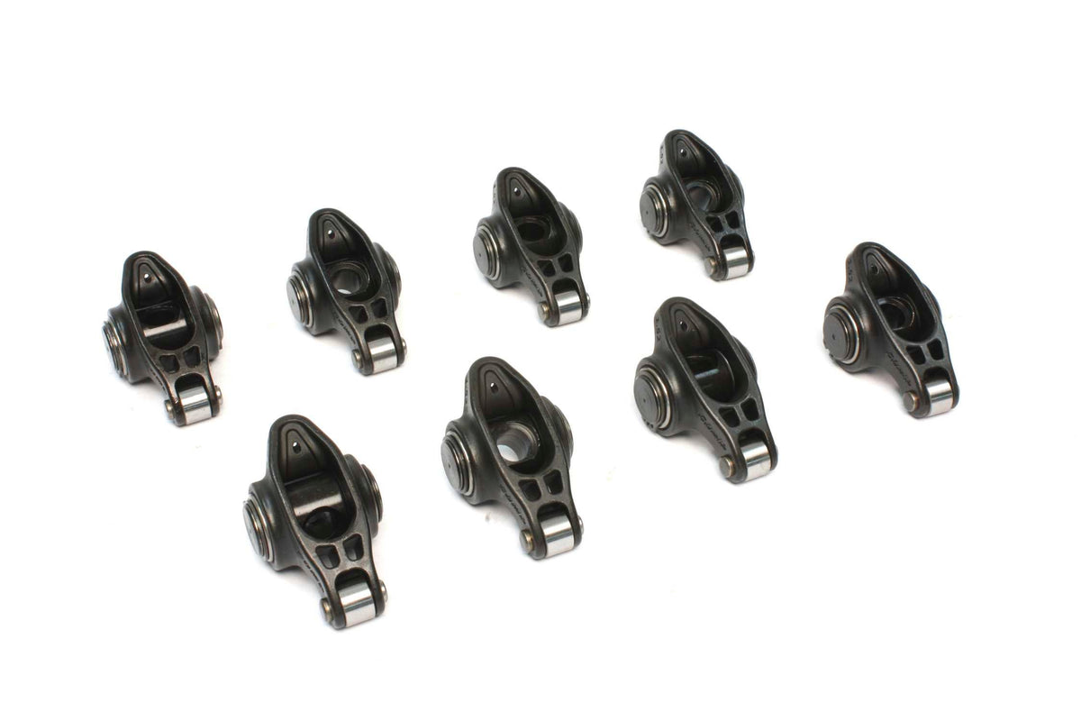 Comp Cams High Energy Aluminum 1.6 Ratio Roller Rocker Set Of 12 For Ford W/ 3/8" Stud - 1607-8