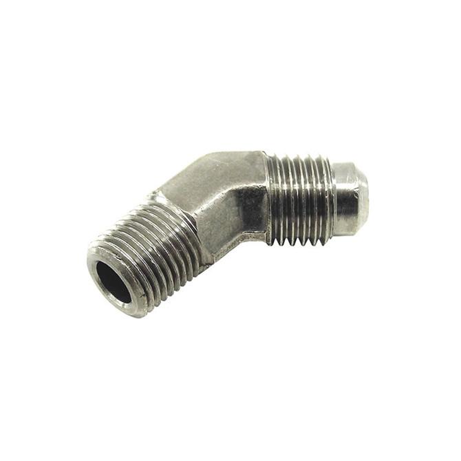 Nitrous Express 4AN MALE X 1/8 NPT, 45 DEG - 16091